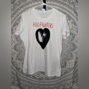 Foo Fighters White Graphic T-Shirt